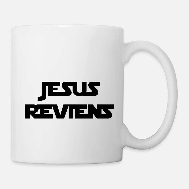 JESUS REVIENS - STAR WARS - Mug blanc - blanc