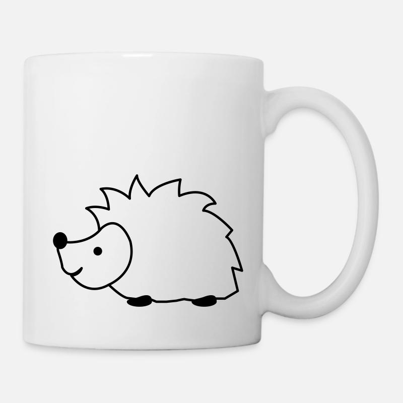 igel - Tasse - Weiß