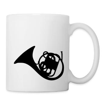 Waldhorn - Tasse - Weiß - Rechts