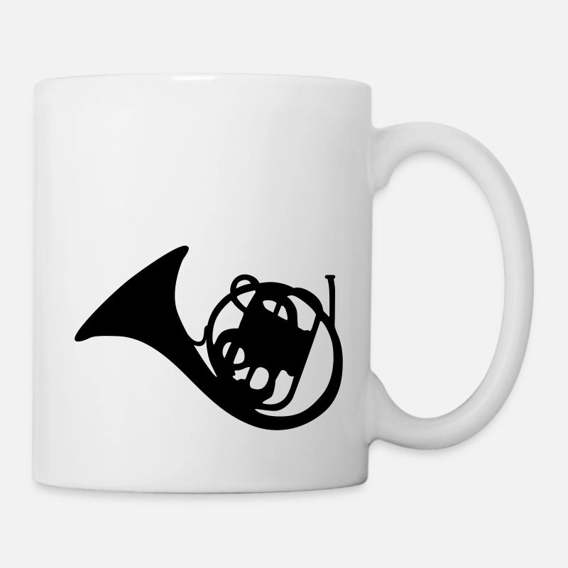 Waldhorn - Tasse - Weiß