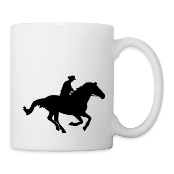 Western Riding - Pferd - Horse - Tasse - Weiß - Rechts
