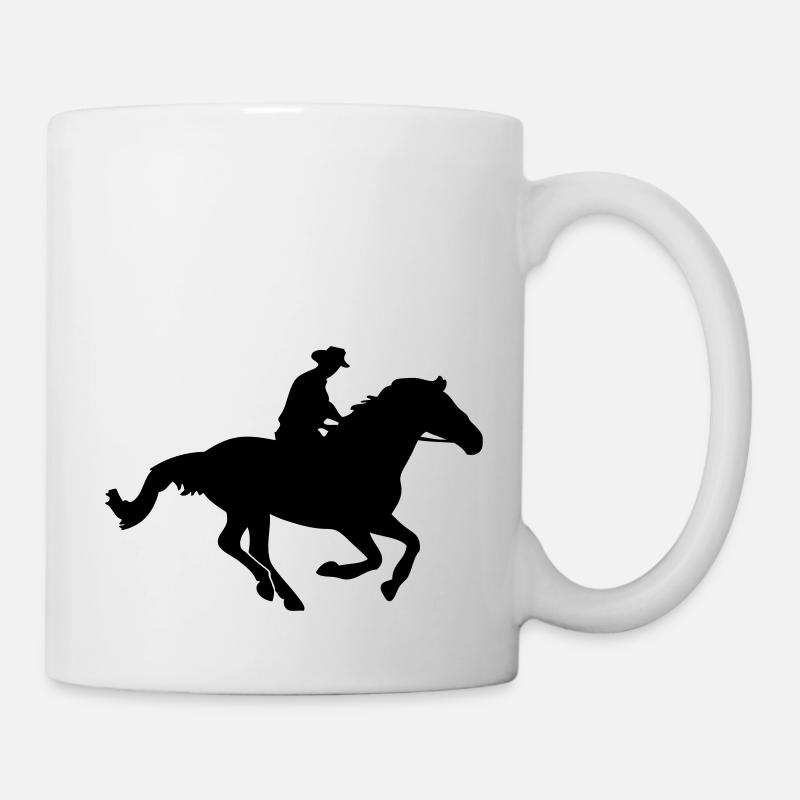 Western Riding - Pferd - Horse - Tasse - Weiß