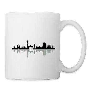 Skyline Berlin - Tasse - Weiß - Rechts