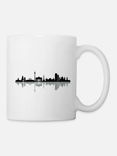 Skyline Berlin - Tasse - Weiß
