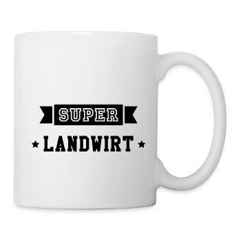 Landwirt Landwirtin Bauernhof Bauer Bäurin Tier - Tasse - Weiß - Rechts