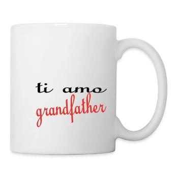 Ti amo grandfather - Mug - white - Right