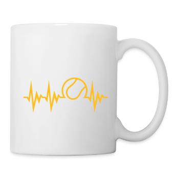 Tennis Beat - Mug blanc - blanc - Droite