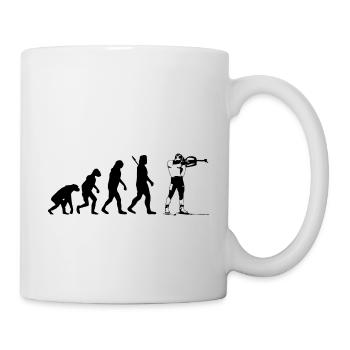 Evolution Biathlon - Tasse - Weiß - Rechts