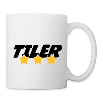 Fliesenleger / Bau / Fliesen / Maurer - Tasse - Weiß - Rechts