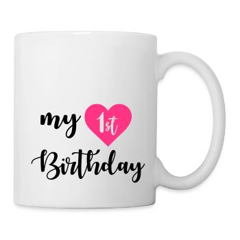 1st birthday - Mug - white - Right