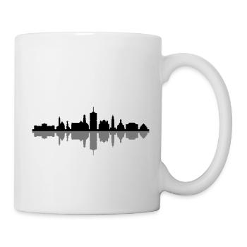 Skyline - Augsburg - Tasse - Weiß - Rechts