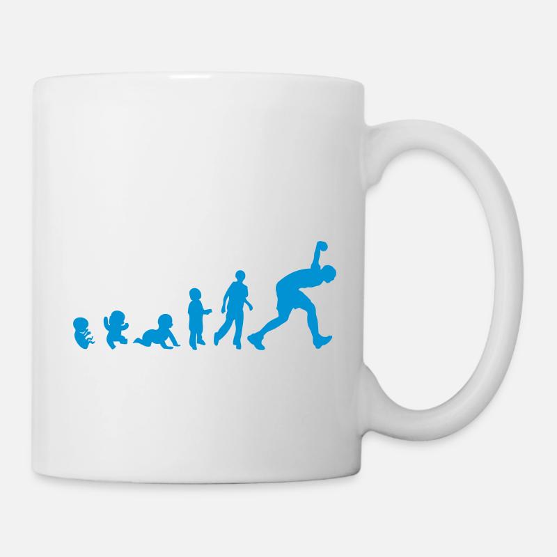 evolution boule lyonnaise lancer jeu - Mug blanc - blanc