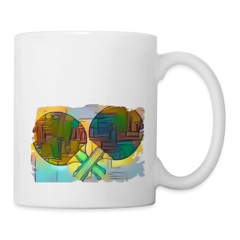 tennis de table - Mug blanc - blanc - Droite