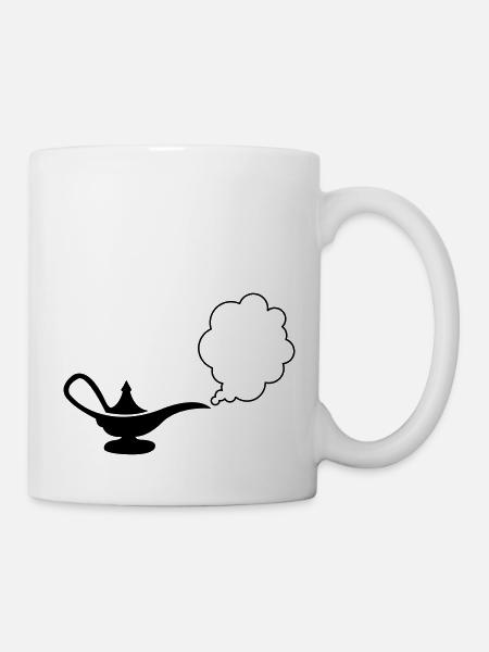wunderlampe_01 - Tasse - Weiß