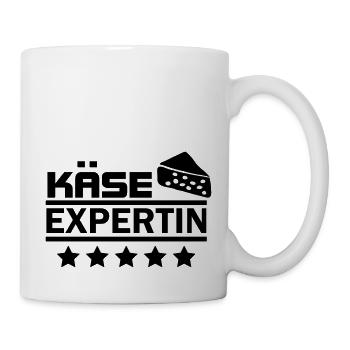 Käse expertin - Tasse - Weiß - Rechts