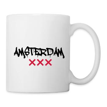 amsterdam - Tasse - Weiß - Rechts
