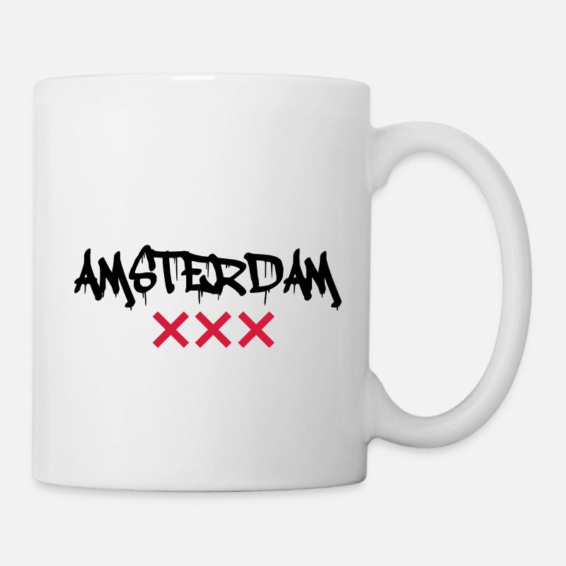 amsterdam - Tasse - Weiß