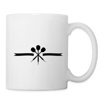 darts line - Tasse - Weiß - Rechts