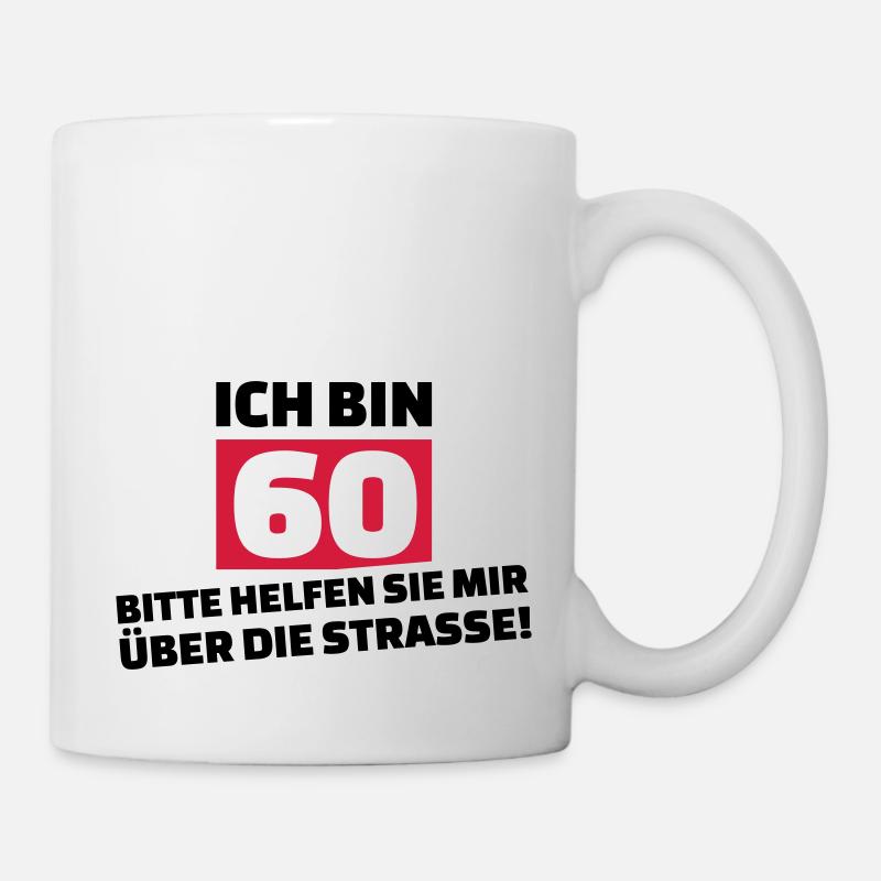 60. Geburtstag - Tasse - Weiß