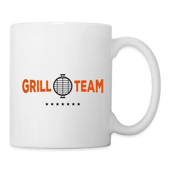 grill team grill - Tasse - Weiß - Rechts
