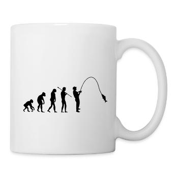 fishing_evolution_001 - Tasse - Weiß - Rechts