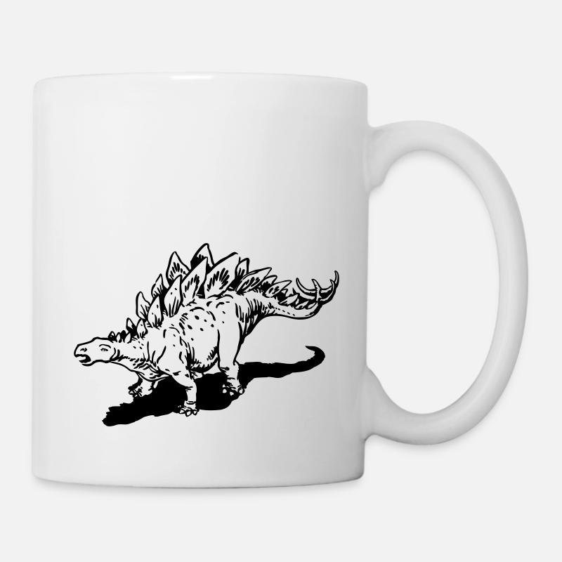 stégosaure - Mug blanc - blanc