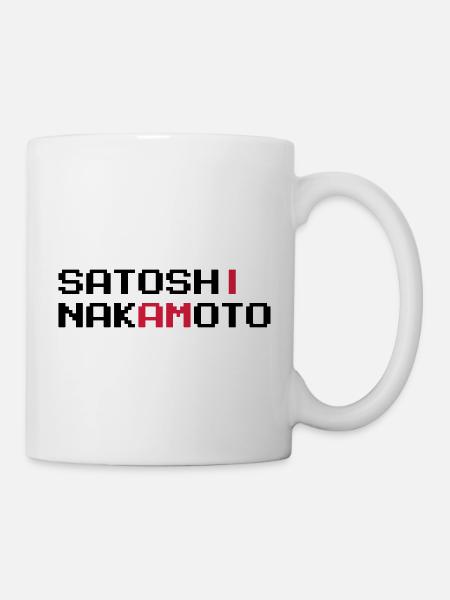 JE SUIS SATOSHI NAKAMOTO - Mug blanc - blanc