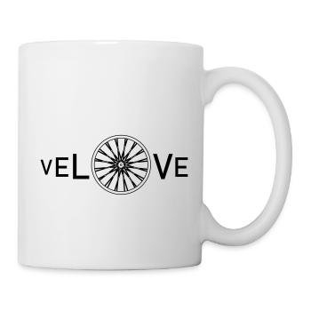 VELO LOVE - Mug blanc - blanc - Droite