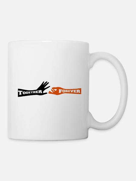 together forever - Tasse - Weiß