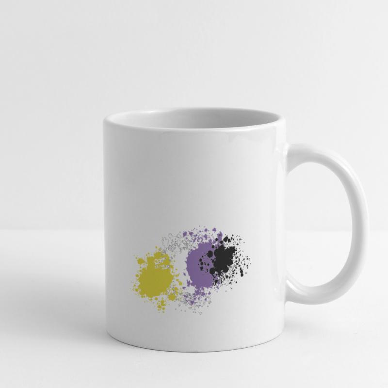 Non-binary pride blobs Mug