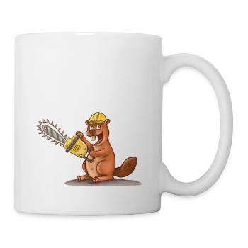 Castor - Mug blanc - blanc - Droite