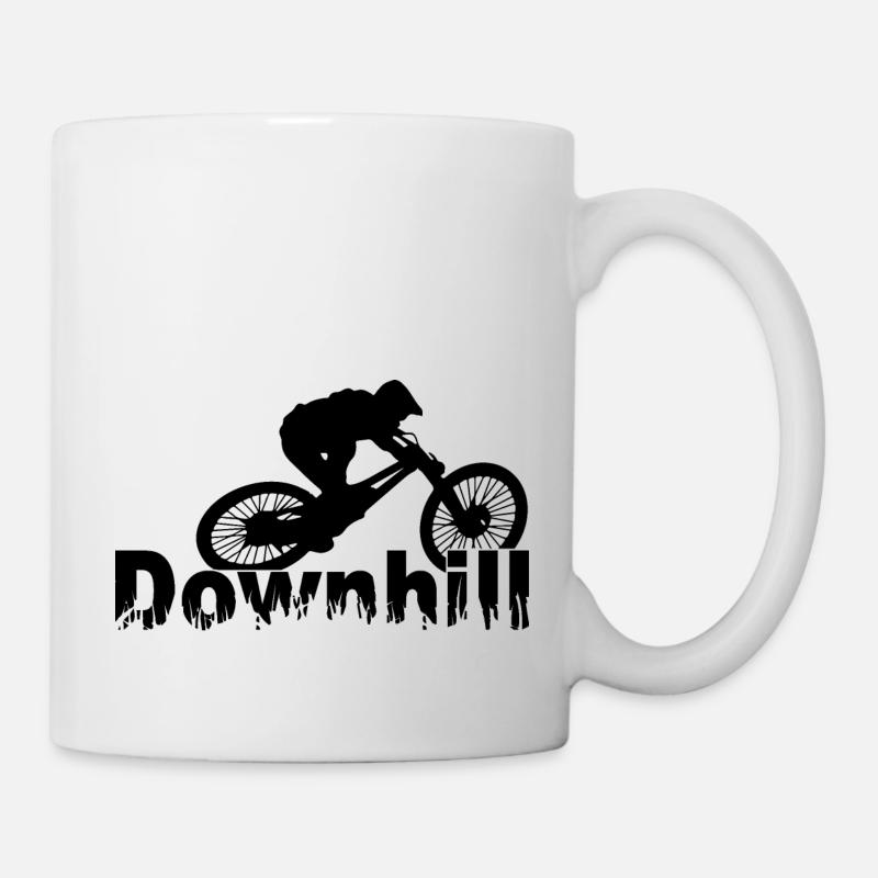 Downhill - Tasse - Weiß