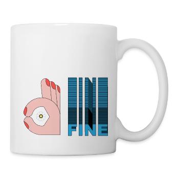 Es geht mir gut - Tasse - Weiß - Rechts