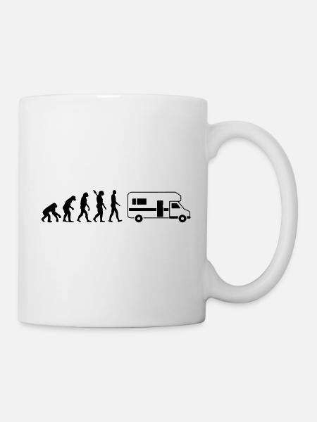 Wohnmobil - Tasse - Weiß
