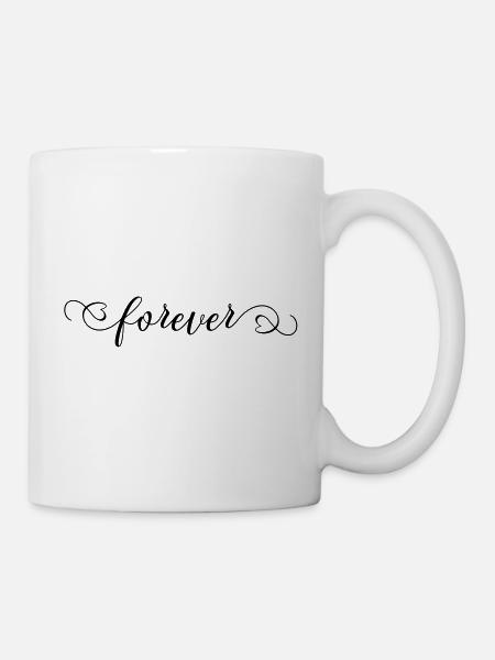 für immer Liebe - Tasse - Weiß