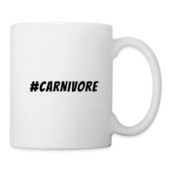 carnivore. t-shirt mangeur de viande - Mug blanc - blanc - Droite