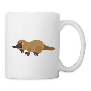 Schnabeltier - Tasse - Weiß - Rechts
