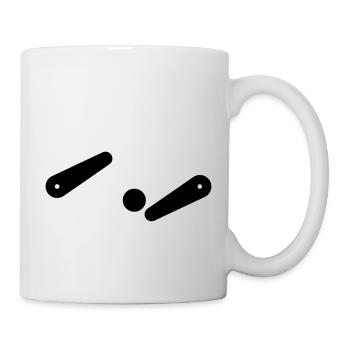 arcade de jeu de flipper - Mug blanc - blanc - Droite