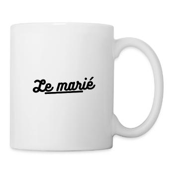 Le marié. t-shirt marié mariage homme - Mug blanc - blanc - Droite