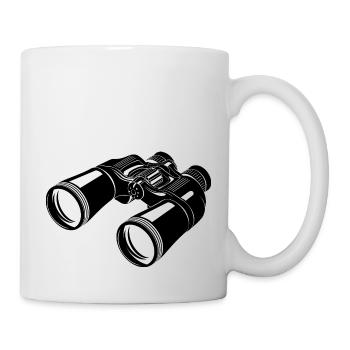 Fernglas Black Transparent Schwarz - DIGITAL - Tasse - Weiß - Rechts