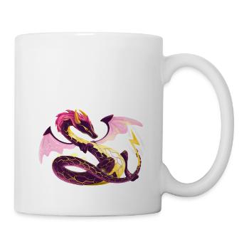 Dragon électrique magique - Dragon des éléments - Mug blanc - blanc - Droite
