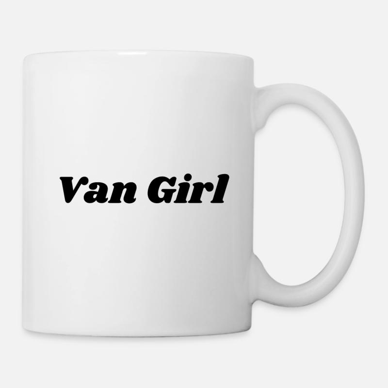 Fille de van - Mug blanc - blanc