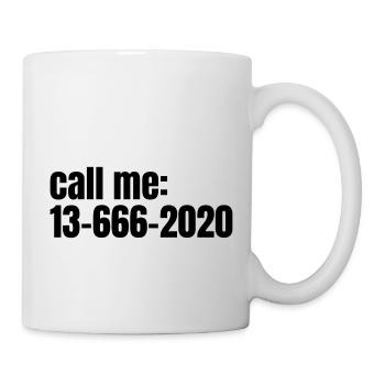 appelez-moi 13666 2020 - Mug blanc - blanc - Droite