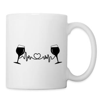 Weingläser Cardio - Tasse - Weiß - Rechts
