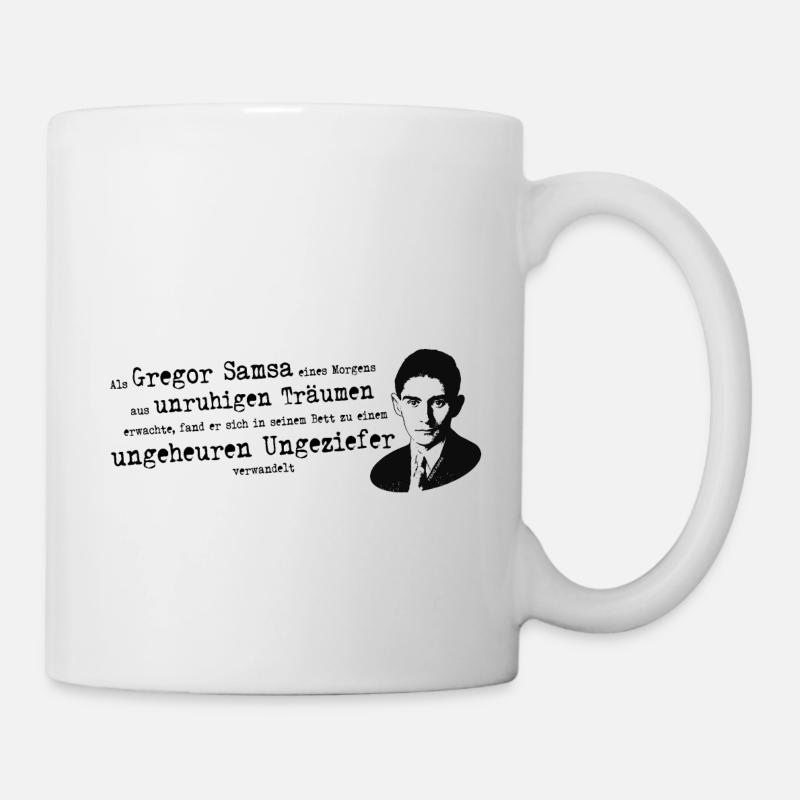 Franz Kafka | Quote Metamorphosis Gregor Samsa - Mug - white
