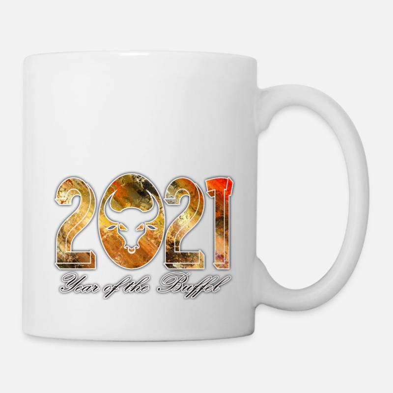 année du buffle année du buffle année chinoise - Mug blanc - blanc