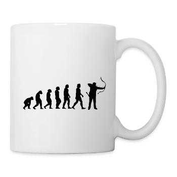 Archer archer archer flèche et arc - Mug blanc - blanc - Droite