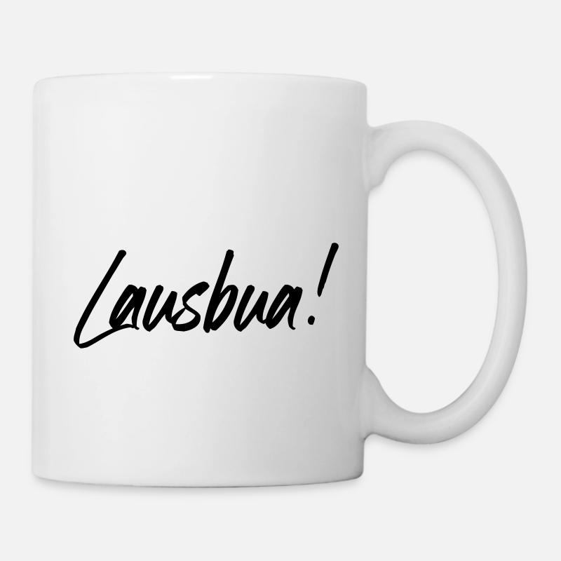 Lausbua - Tasse - Weiß