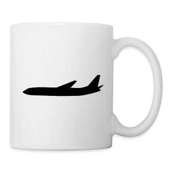 Flugzeug - Tasse - Weiß - Rechts