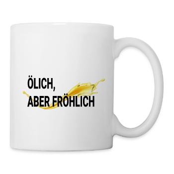 ÖLICH ABER FRÖHLICH - Tasse - Weiß - Rechts